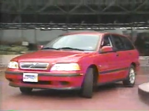 A red Volvo V40 wagon was the vehicle advertised as the prize on the show, 
